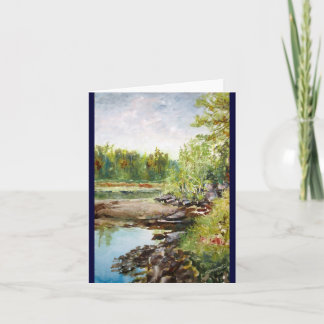 Cartão BWCA-Lago dois Notecard