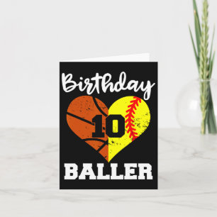 Cartão Byller Byller de 10 anos, 10º aniversário, Softbyl