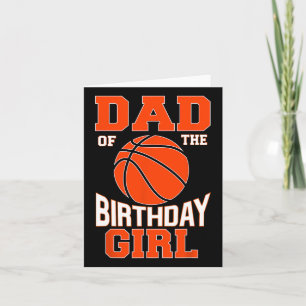 Cartão Byller Bysketbyll da Família Birthday Girl Byller 