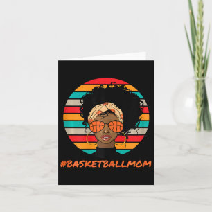 Cartão Bysketbyll Mãe Negra Mulheres Negras Afro-American