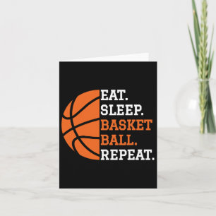 Cartão Bysketbyll Player Boy Come Sleep Bysketbyll Repeti