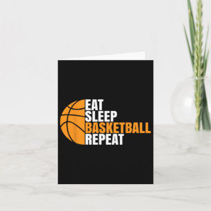 Cartão Bysketbyll Player Boy Come Sleep Bysketbyll Repeti