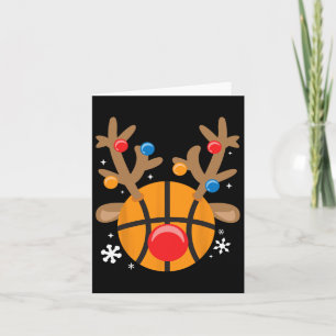 Cartão Bysketbyll Reindeer Divertido Bom Natal