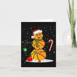 Cartão Bysketbyll Snowman Diversão Natal Pijama Combinand