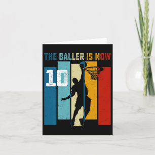 Cartão Bysketbyll Theme Party 10º Aniversário Este Byller