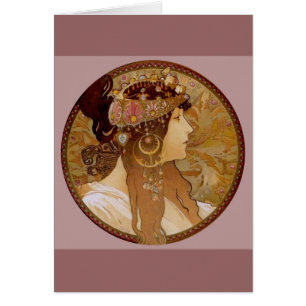 Cartão Byzantine Brunette, 1897