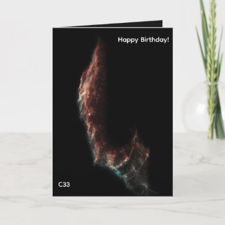 Cartão C33 SluierNevel happy birthday