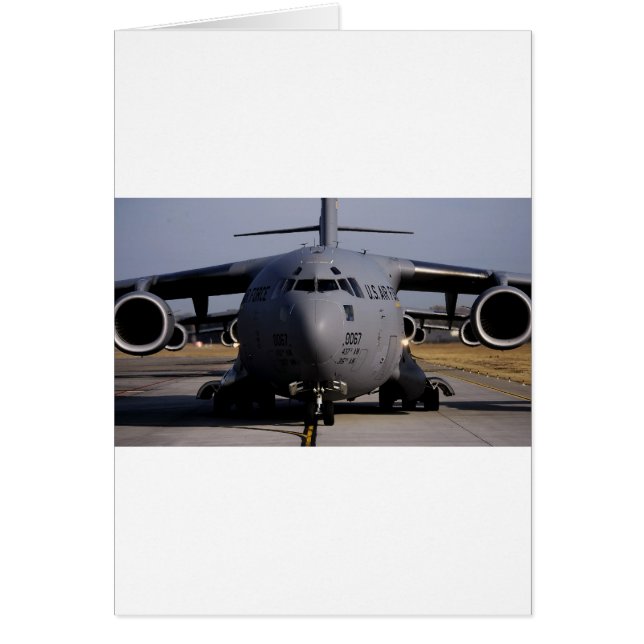 Cartão C-17 Globemaster III (Frente)