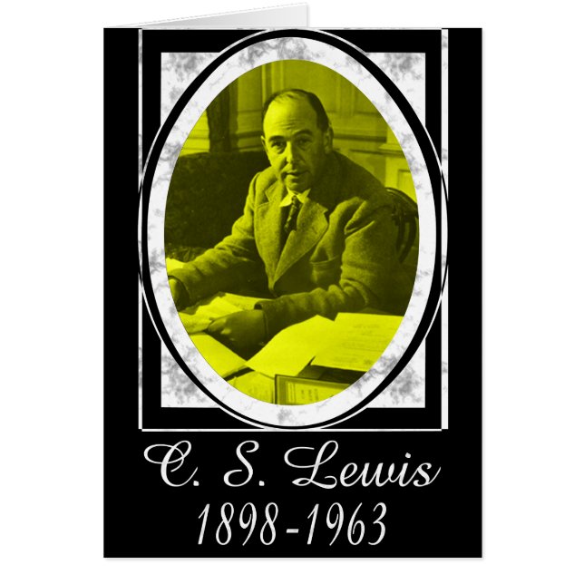 Cartão C.S. Lewis (Frente)