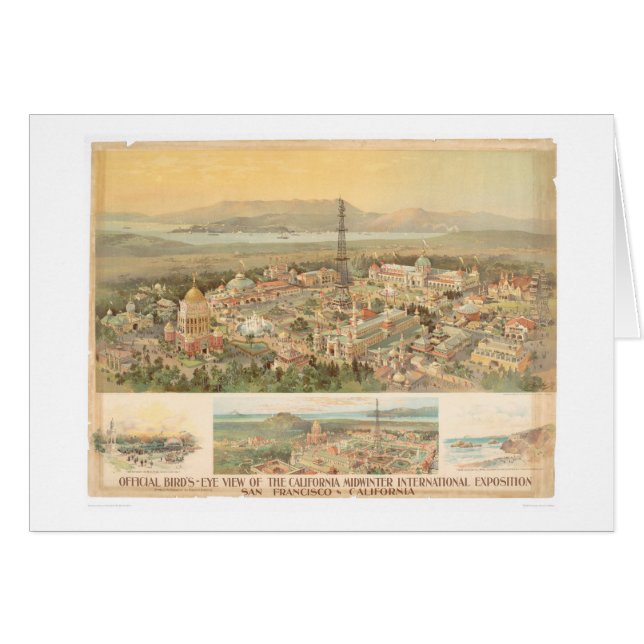 Cartão CA Expo internacional do pleno inverno em S.F. (Frente Horizontal)