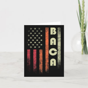 Cartão Ca Surname Funny Retro Vintage Birthday American F