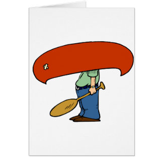 Cartão Cabeça da canoa