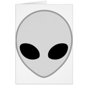 Cartão Cabeça de alienígena