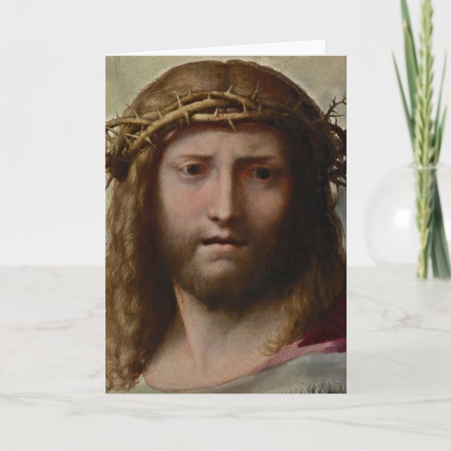 Cartão Cabeça de Cristo Correggio (Frente)