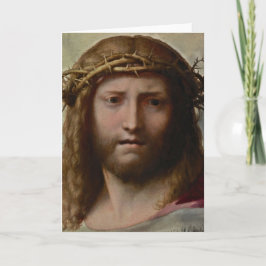 Cartão Cabeça de Cristo Correggio