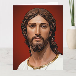 Cartão Cabeça de Cristo por Mark Edward Westerfield após