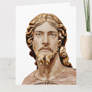 Cartão Cabeça de Cristo por Mark Edward Westerfield após