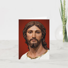 Cartão Cabeça de Cristo por Mark Edward Westerfield após