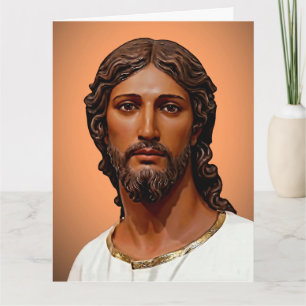 Cartão Cabeça de Cristo por Mark Edward Westerfield após
