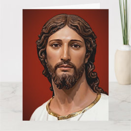 Cartão Cabeça de Cristo por Mark Edward Westerfield após