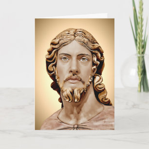 Cartão Cabeça de Cristo por Mark Edward Westerfield após