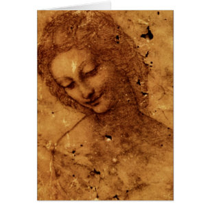 Cartão Cabeça de Leda