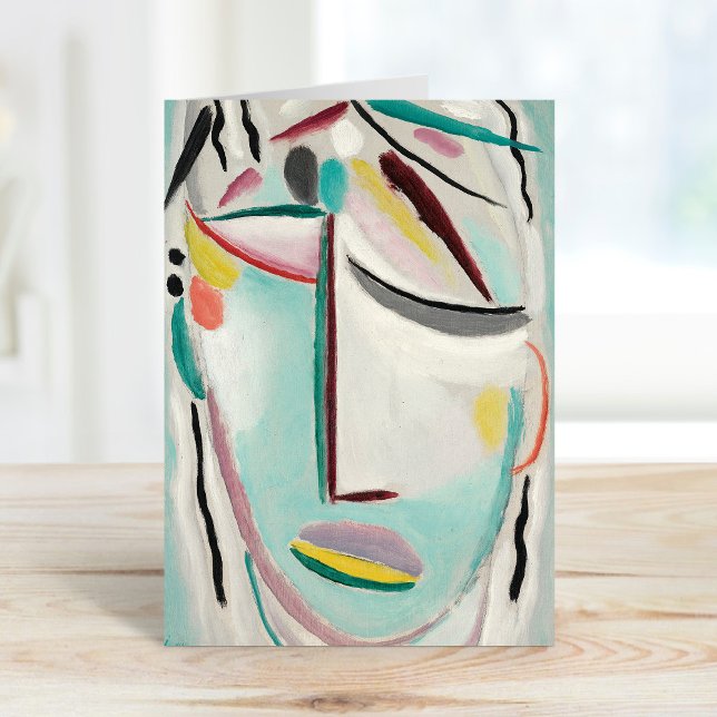 Cartão Cabeça de Salvador, mártir | von Jawlensky (Criador carregado)