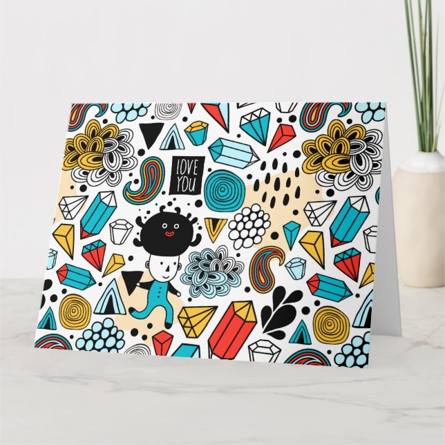 Cartão Cabeça louca (Frente)