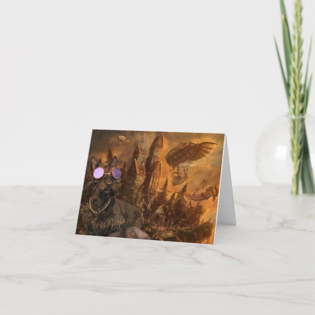 Cartão Cabeça nas Nuvens (Frente)