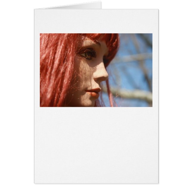 Cartão Cabeça Vermelha (Frente)