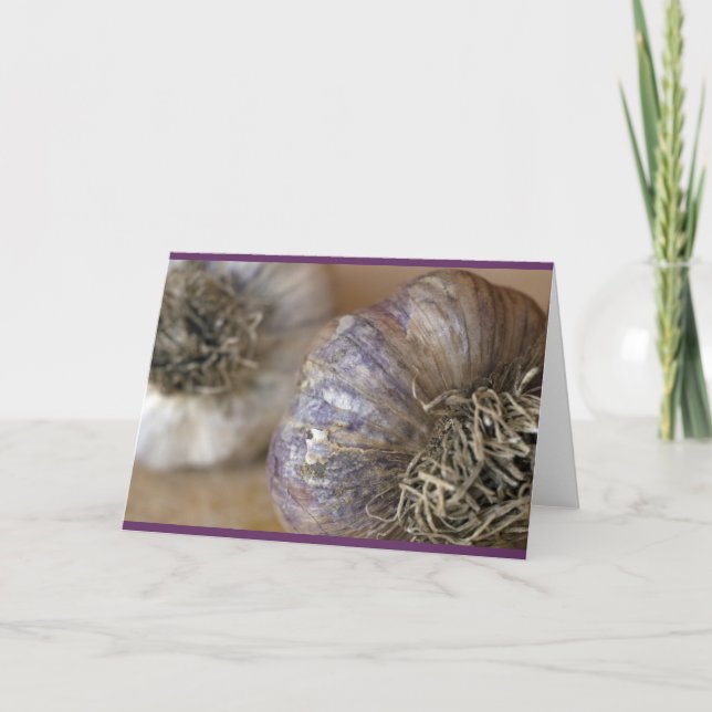 Cartão Cabeças de alho (Frente)