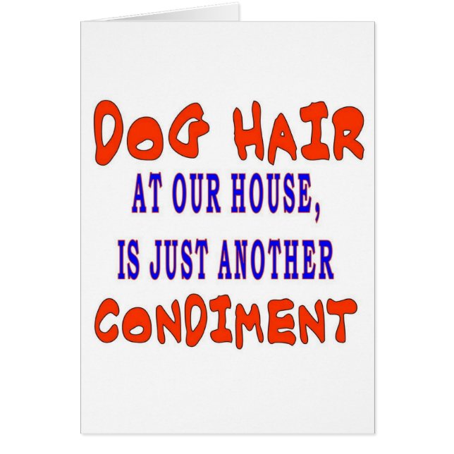 CARTÃO CABELO DE CÃO NA NOSSA CASA (Frente)