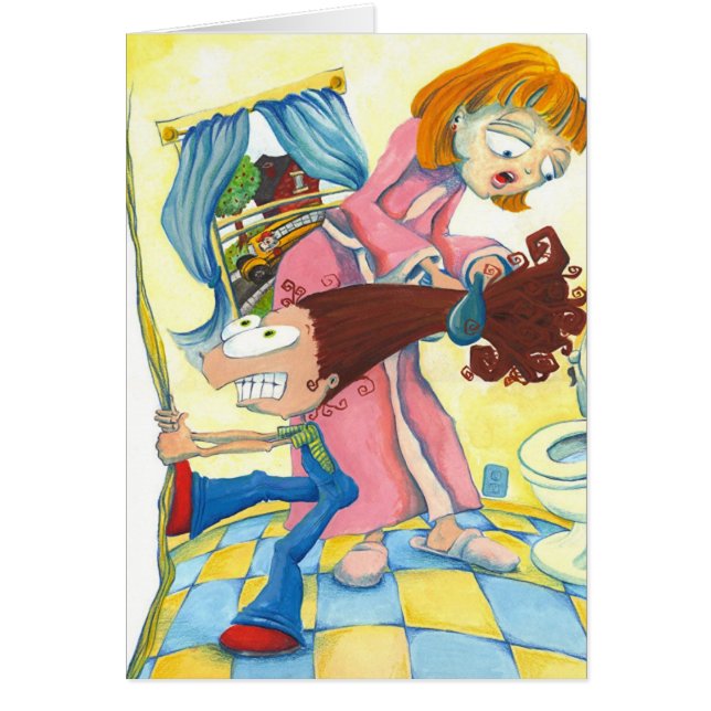 Cartão cabelos do ajudante (Frente)