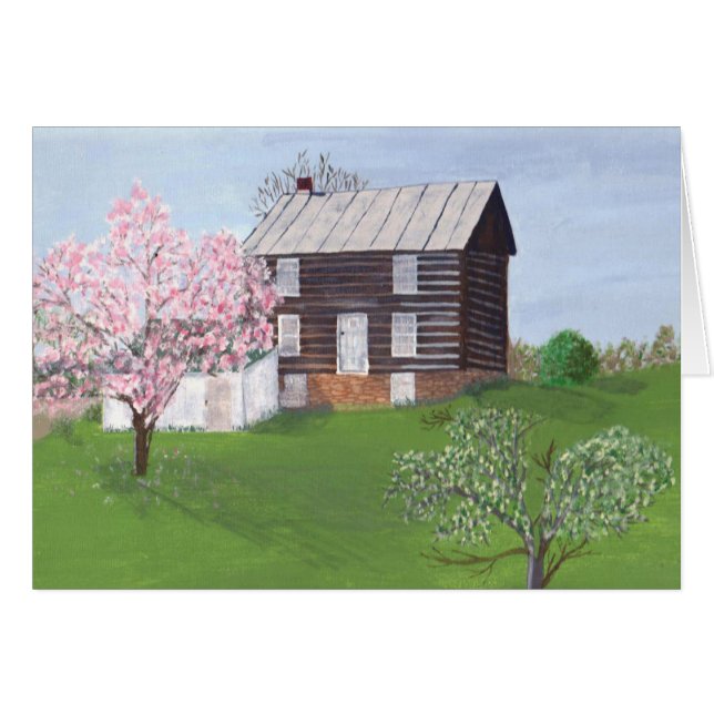 Cartão Cabine Philomont Log (Frente horizontal)