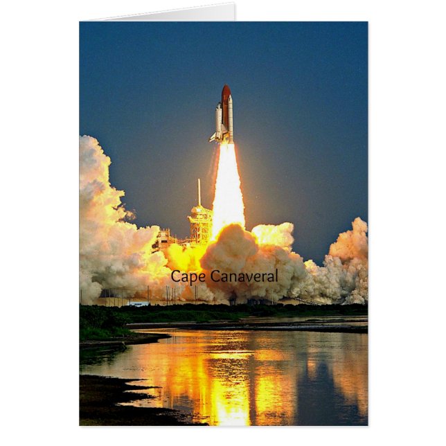 Cartão Cabo Canaveral Florida Launch Pad (Frente)