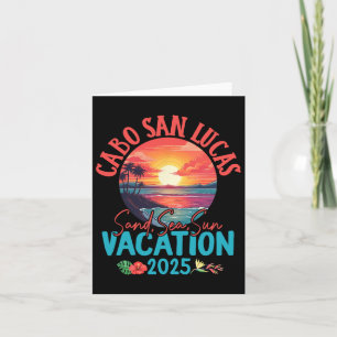 Cartão Cabo San Lucas México Férias 2025 Souvenir Match