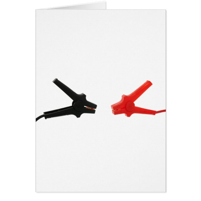 Cartão Cabos da bateria (Frente)