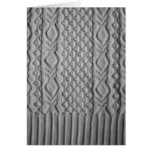 Cartão Cabos feitos malha luxúria
