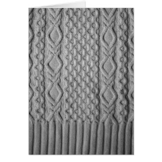 Cartão Cabos feitos malha luxúria