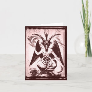 Cartão Cabra De Mendes (Estilo Antigo)