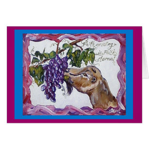 Cartão cabra, lamancha, fé eterna