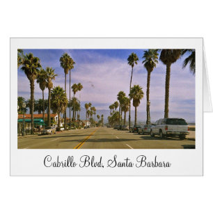 Cartão "Cabrillo Blvd, Papais noeis Barbara"
