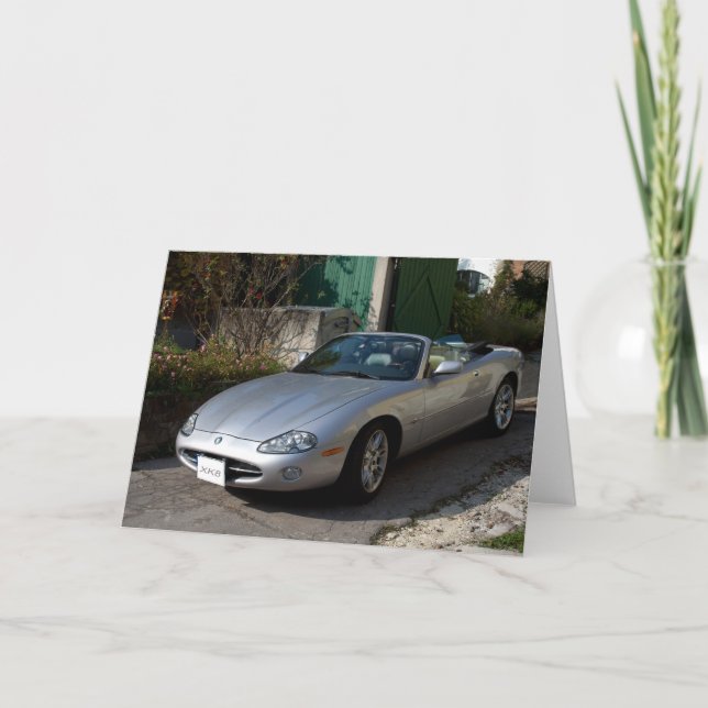 Cartão Cabriolet Jaguar XK8 (Frente)