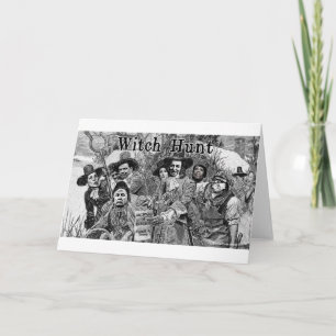 Cartão Caça a as bruxas