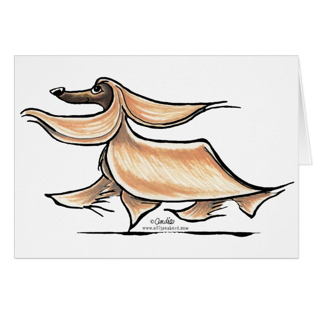 Cartão Caça Afegã Ocupada (Frente Horizontal)