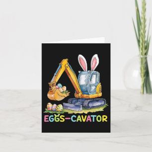 Cartão Caça De Ovos De Páscoa De Eggscavator Bo