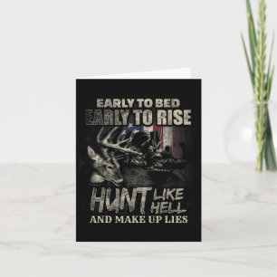 Cartão Caça Engraçada A Caçadores De Veados E Caça Lo