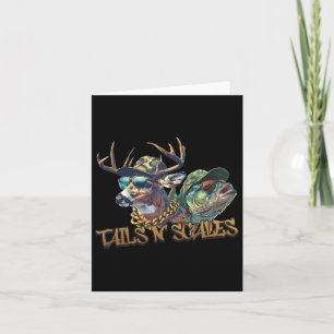 Cartão Caça Engraçada Dia do Pai Amor Fishi