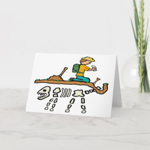 Cartão Caça Fóssil