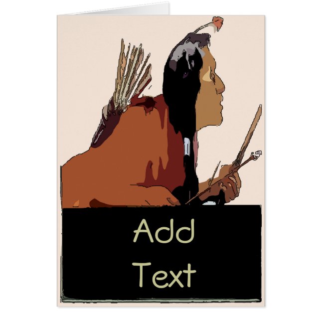 Cartão Caça na Índia (Frente)